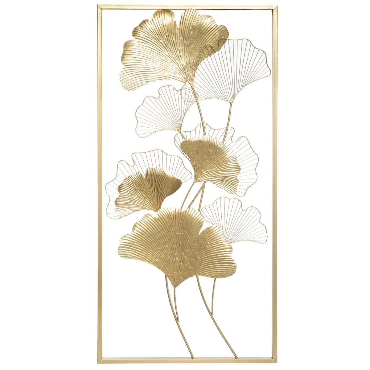 Décoration Murale Métal Ginko 50 x 100 cm - Atmosphera