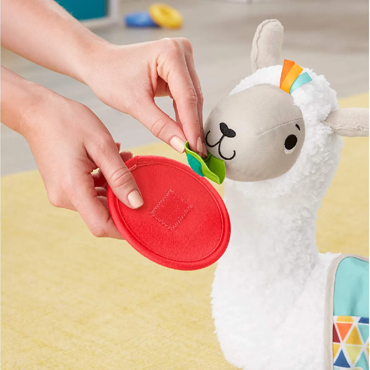 Fisher-Price Mon Coussin d'Éveil Lama en Peluche