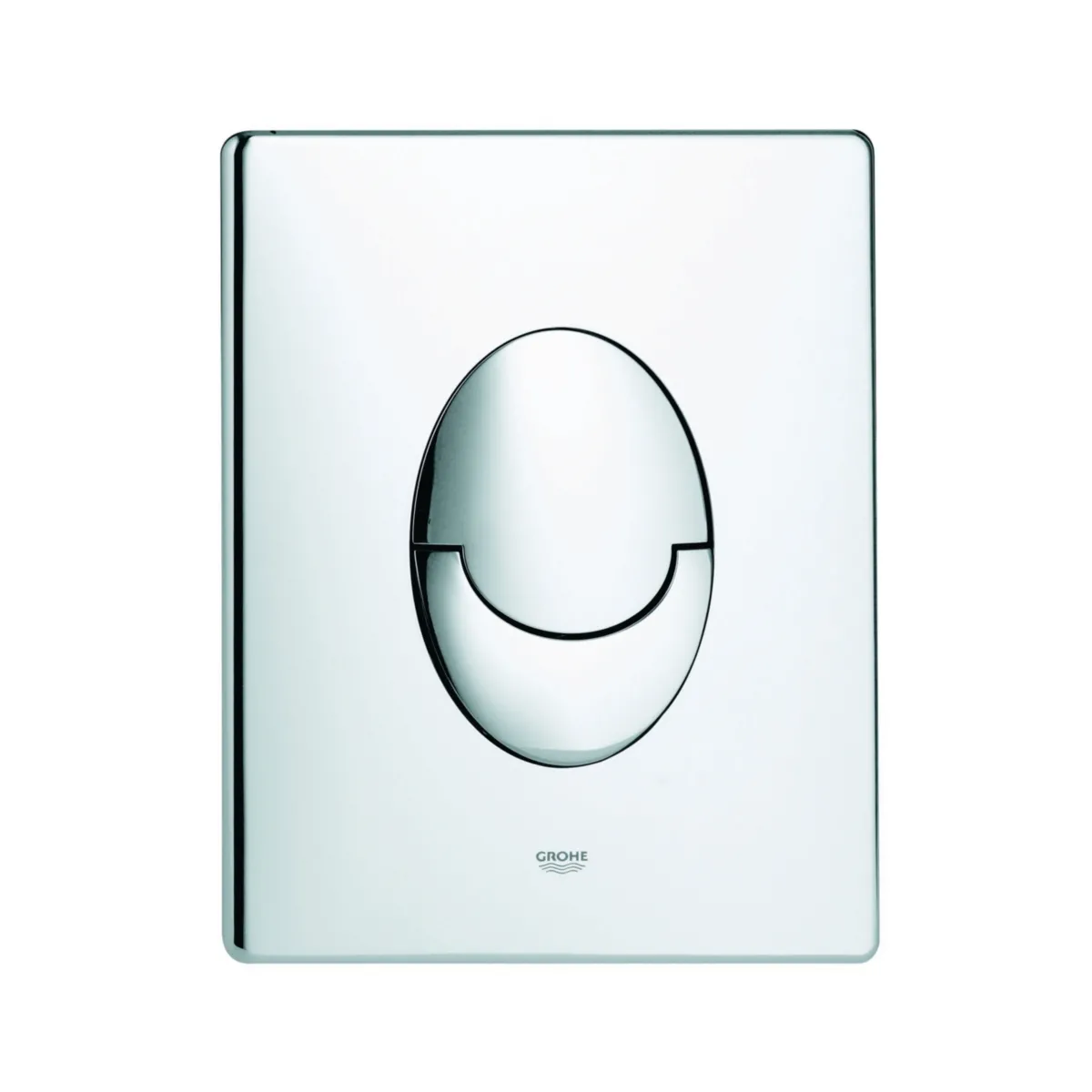 plaque de commande - grohe wc skate air - pour mécanisme pneumatique - chromée - grohe 38505000