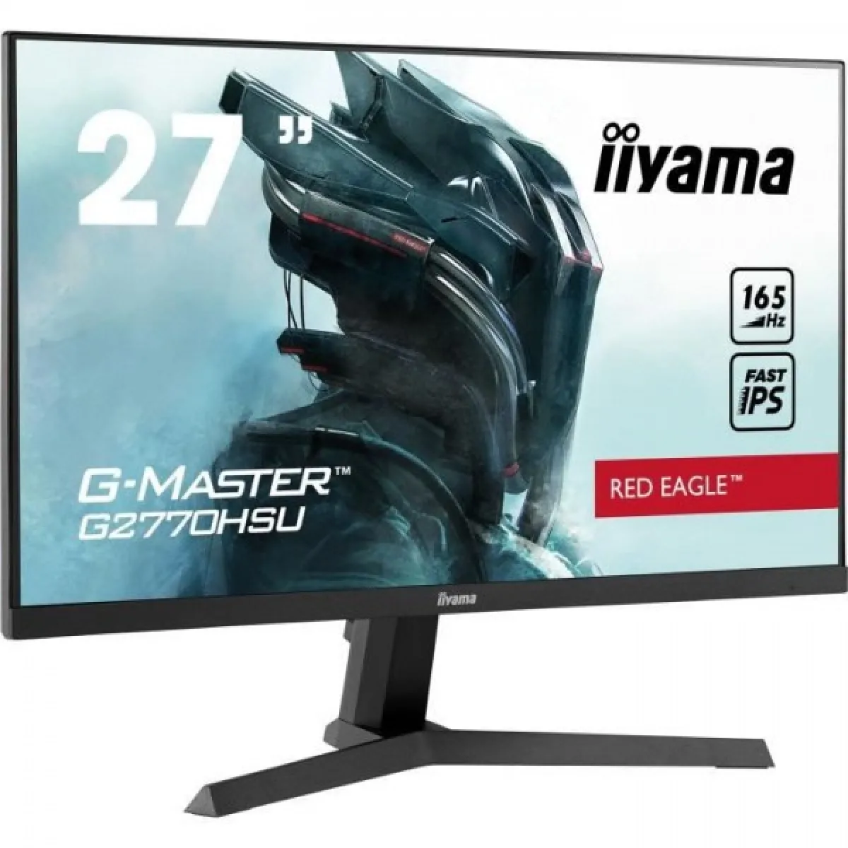 Ecran Ordinateur - Moniteur PC Gamer - IIYAMA G-Master Red Eagle G2770HSU-B1 - 27 FHD - Dalle IPS - 0,8 ms - 165 Hz - HDMI / DisplayPort - FreeSync