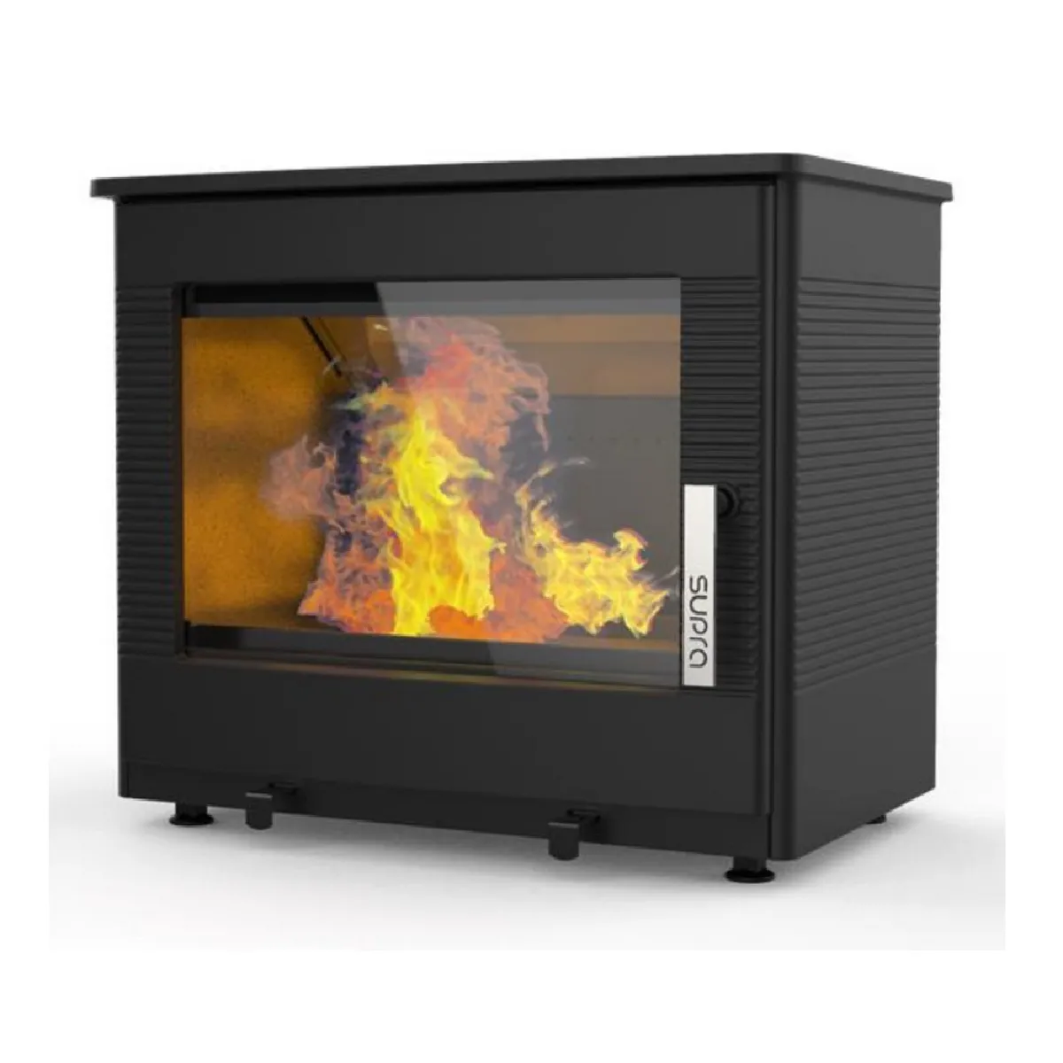 Poêle à bois étanche 7.3kw noir - FR9016120B - SUPRA