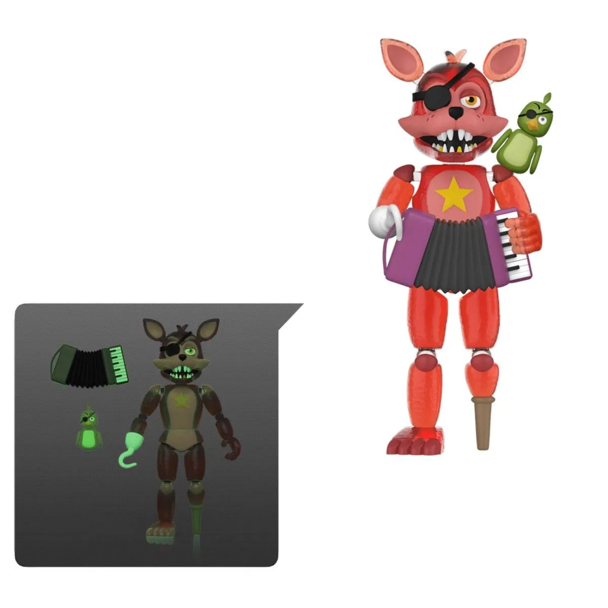 Five Nights at Freddy's Pizza Simulator - Figurine Rockstar Foxy (Translucent) 13 cm