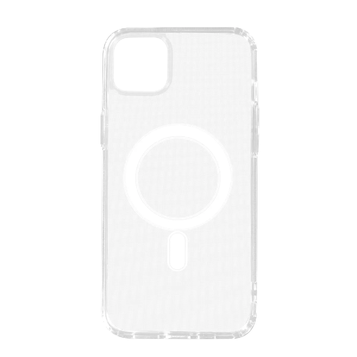 Coque MagSafe iPhone 13 Mini Antichoc avec Cercle magnétique Transparent