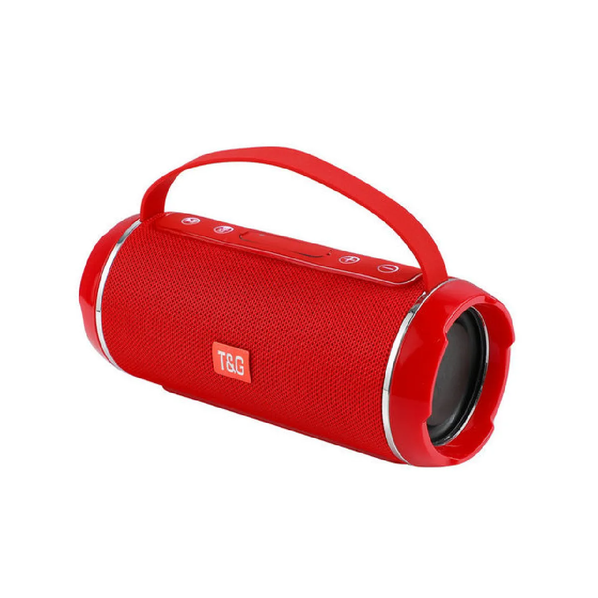 Haut-parleur Bluetooth portable 40W Subwoofer Haut-parleur sans fil étanche extérieur avec microphone auxiliaire USB TF FM MP3 Music Center - Haut-parleur portable (rouge)