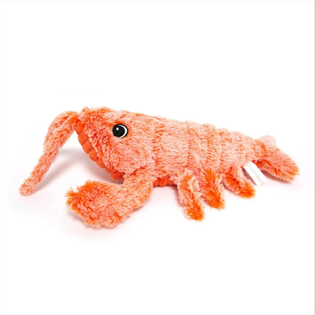 Jouet pour chien homard souple, crevette sauteuse électrique Chat Simulation Peluche Homard Jouet Interactif Chat TY