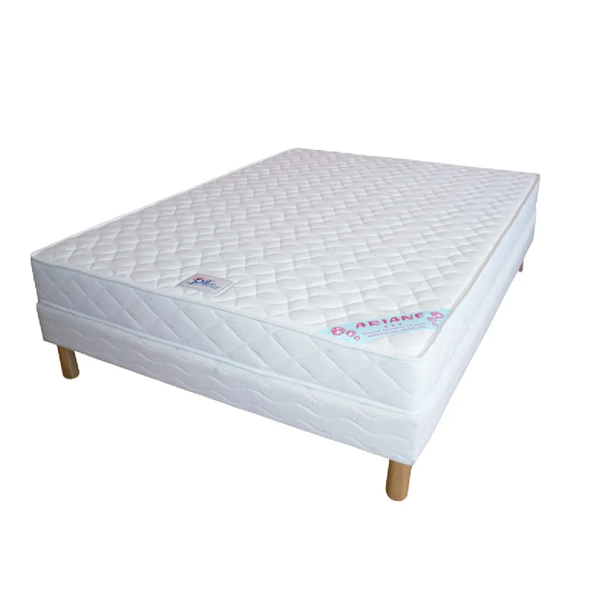 Ensemble matelas Ariane + sommier tapissier 70x190