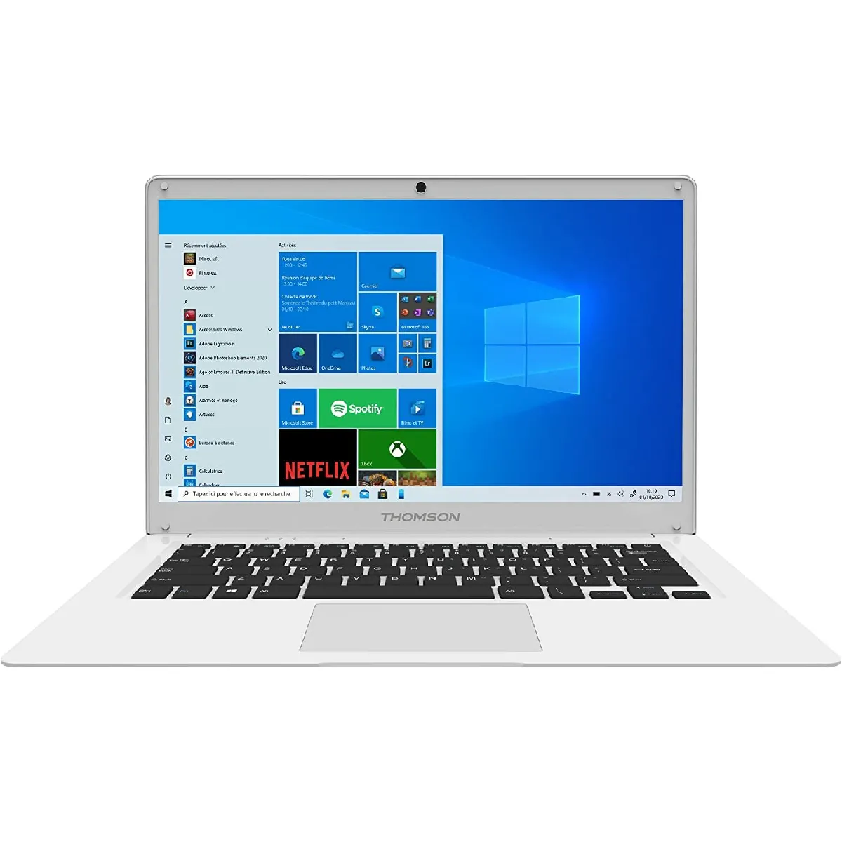 Ordinateur PC Portable Thomson Neo 14,1 Pouces, Celeron N3350, 4Gb RAM, 64Gb Stockage SSD, Windows 10, AZERTY