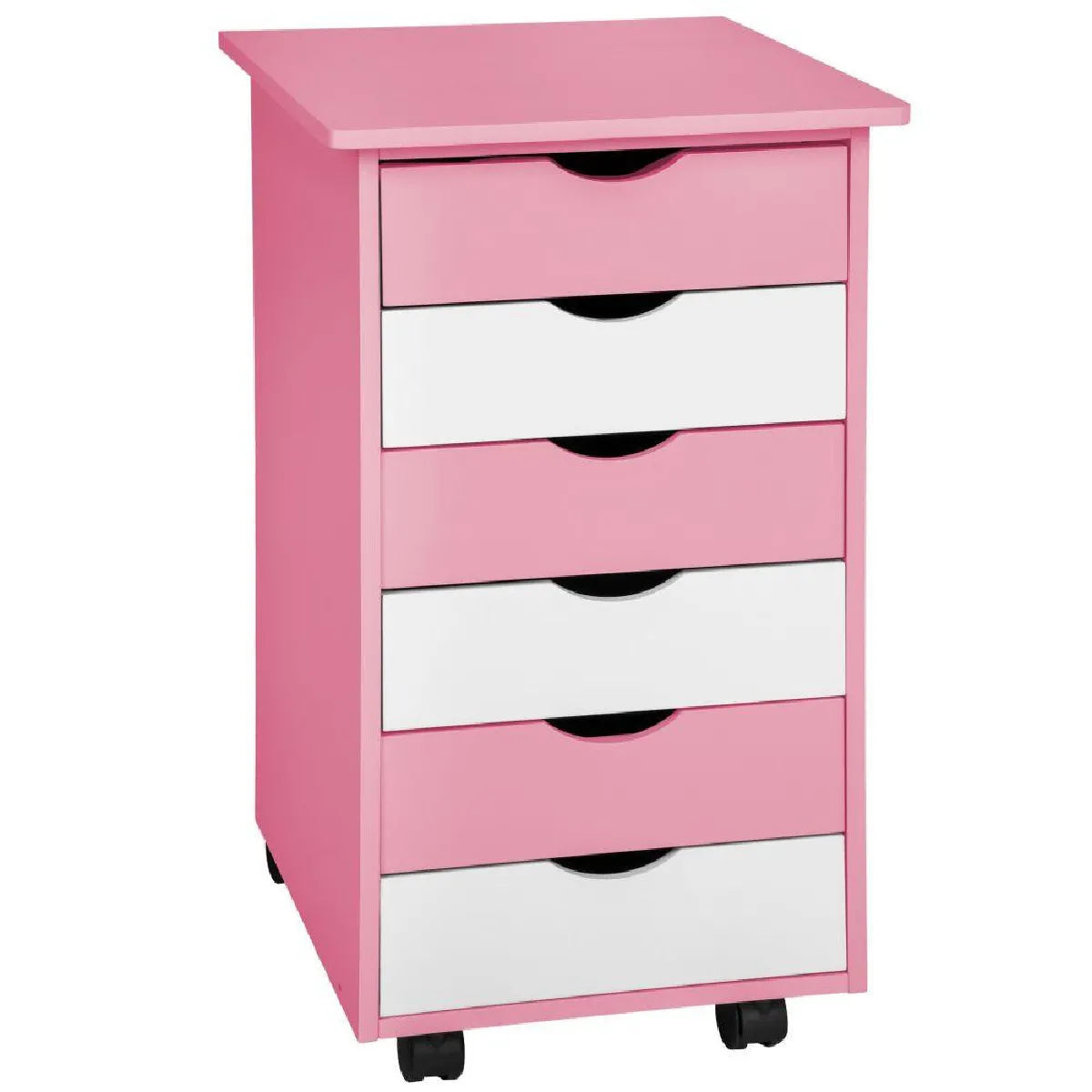 Caisson de bureau meuble en bois rose 0508104