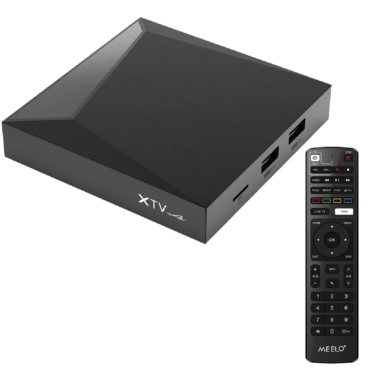 Box Android TV 4K HDR 2GB+16GB Avec Télécommande Infrarouge Wi-Fi Bluetooth YONIS