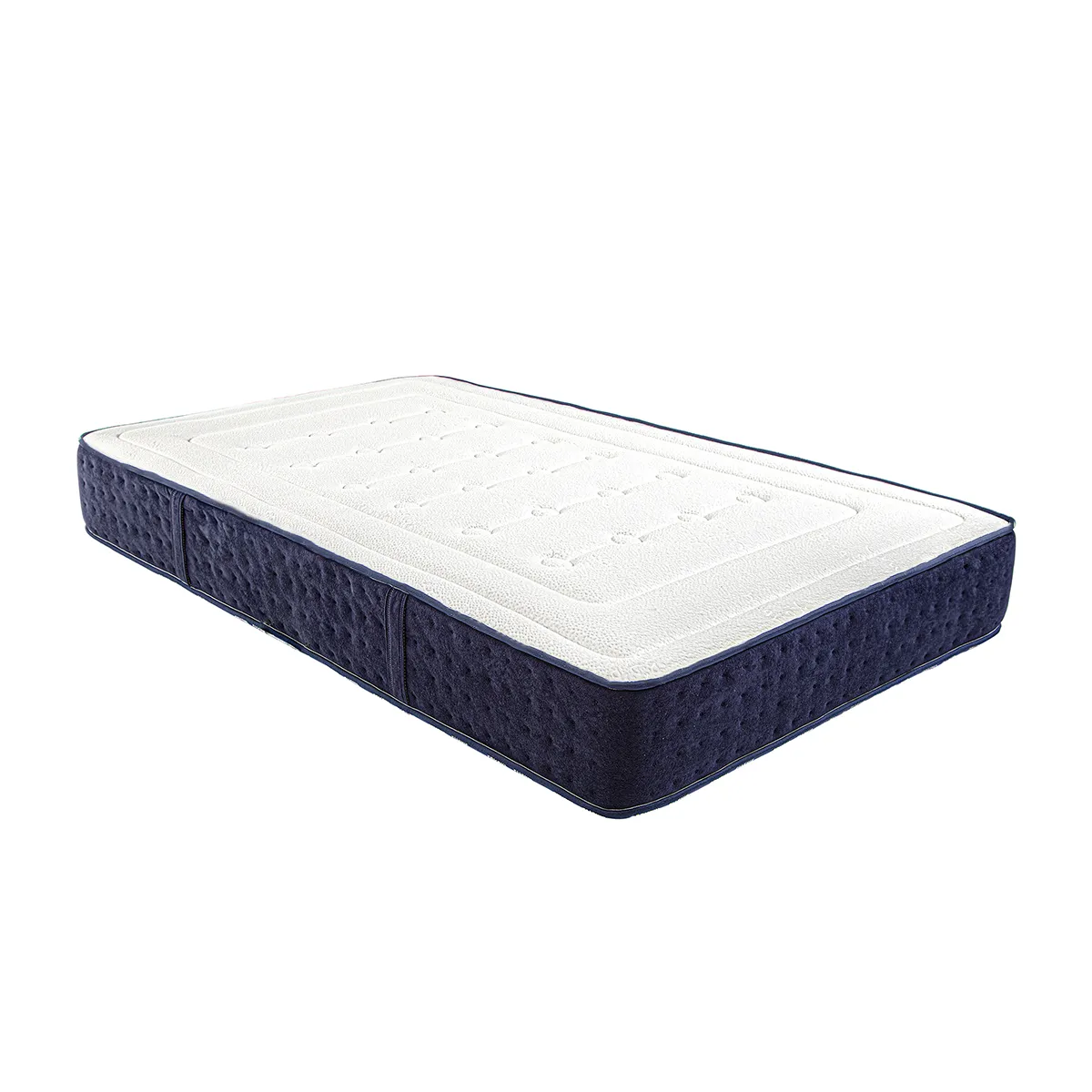 Matelas réversible CAMPA 140x200 cm, en mousse mémoire de forme, indépendance du couchage, mi-ferme, face été/hiver, épaisseur 24 cm