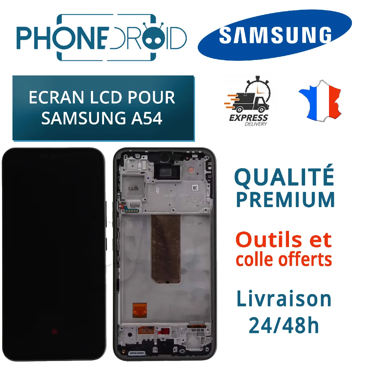 Écran LCD + Tactile Samsung Galaxy A54