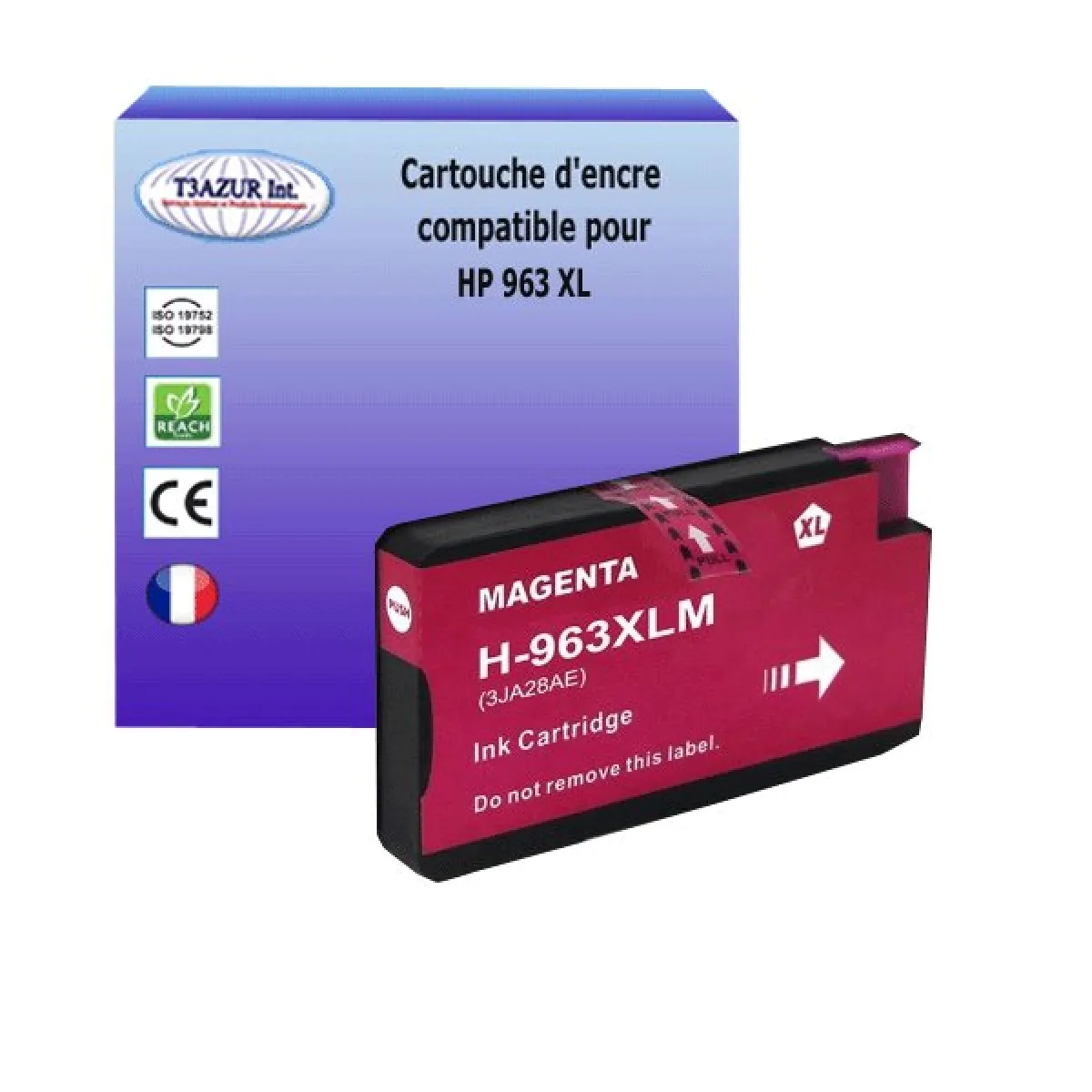 Cartouche compatible avec HP 963XL pour HP OfficeJet Pro 9025, 9025e Magenta