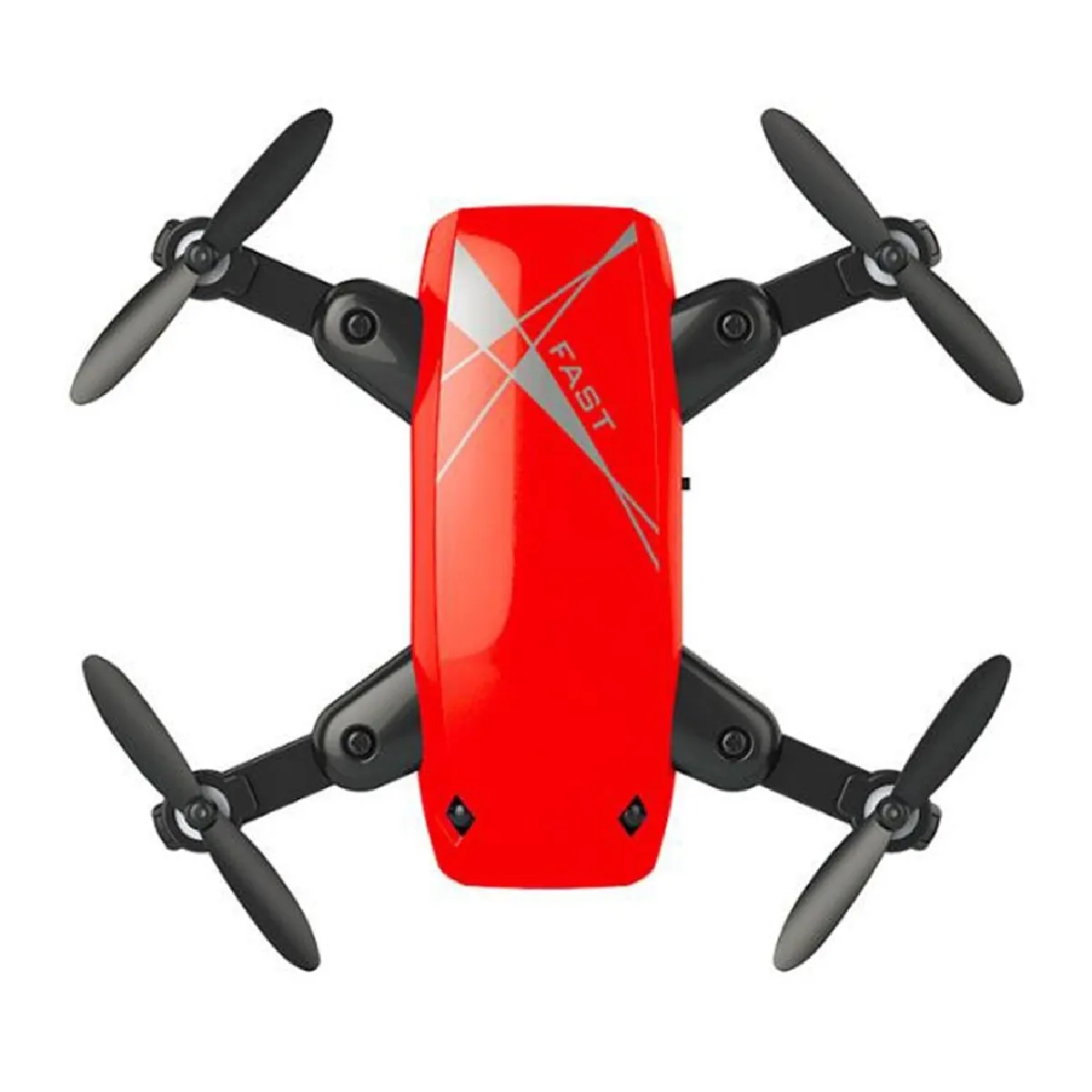 S9 Mini RC Drone sans caméra rabattable RTF Quadcopter hauteur tenant une clé retour hélicoptère avion sans tête - RC Helicopter (rouge)