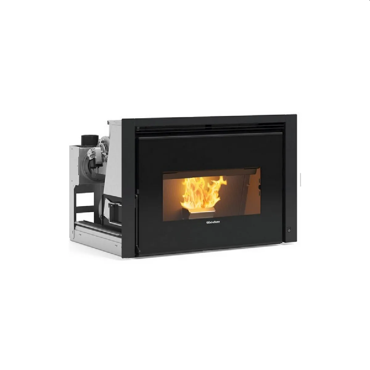 Insert à granulés 12 kw noir - 1283350 - NORDICA EXTRAFLAME