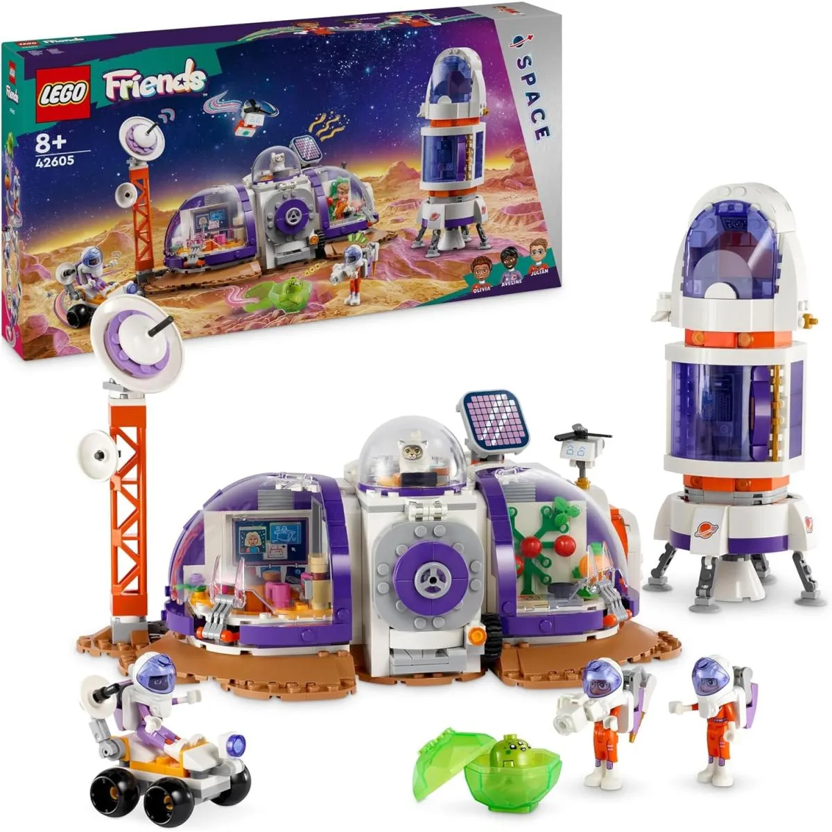 42605 La station spatiale martienne et la fusée LEGO® Friends