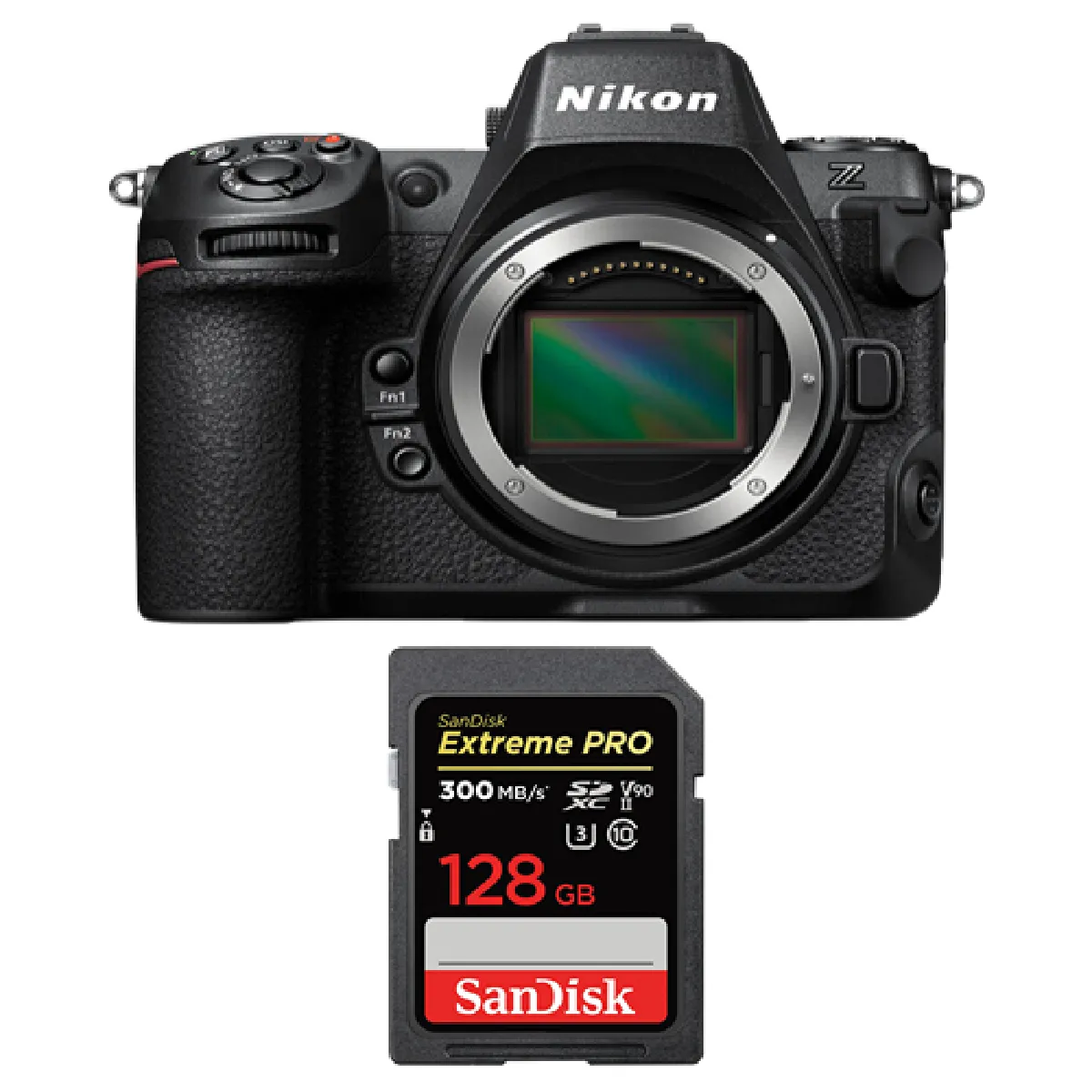 Nikon Z8 Boîtier + Carte SanDisk 128 Go Extreme PRO SDXC UHS-II