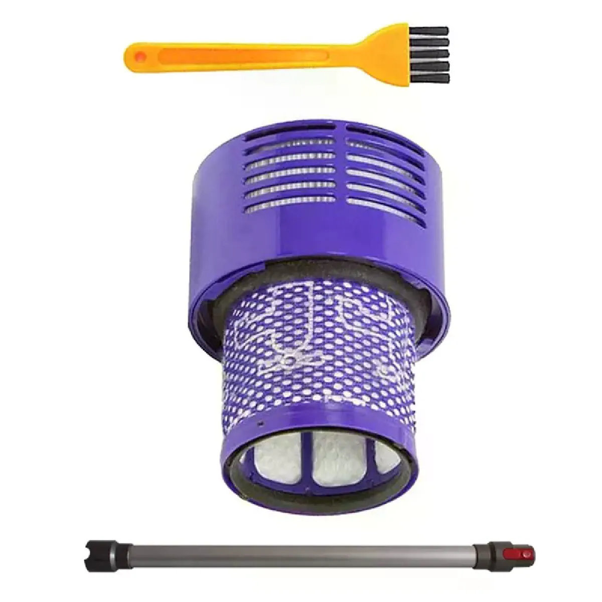 Unité de filtre Hepa lavable AD pour Dyson V10 SV12, avec baguette à dégagement rapide pour Dyson V7 V8 V10 et V1