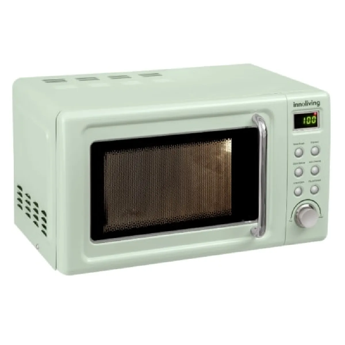 Inn861G Four Micro-Onde 700W 20L Mode de Cuisson Manuel Fonction Grill Décongélation Vert