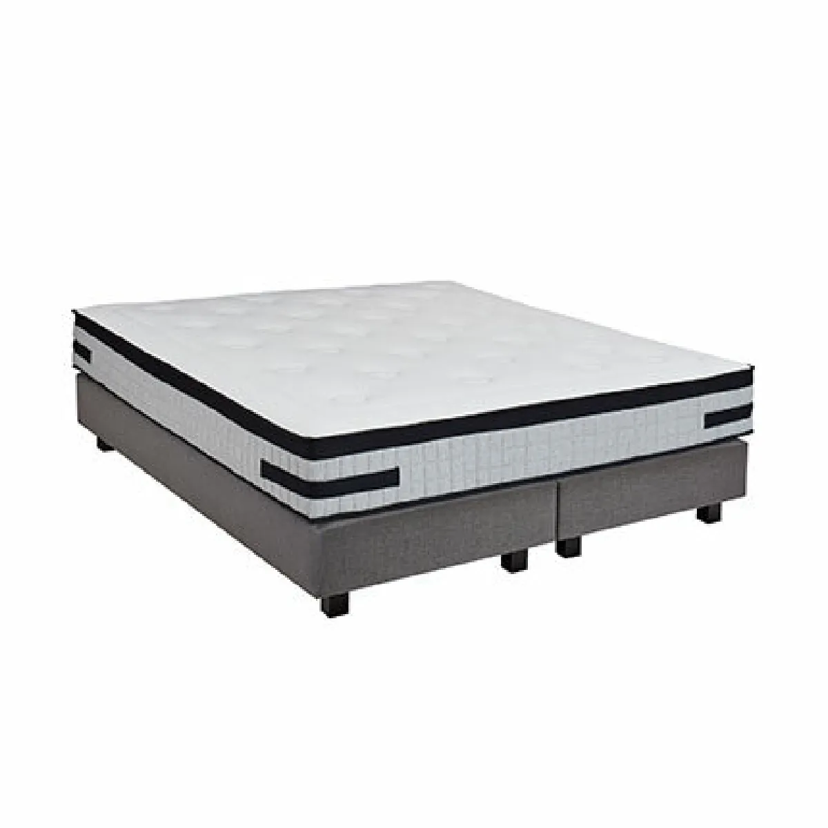 Ensemble matelas + sommier 160x200 cm CONFORTLUXE