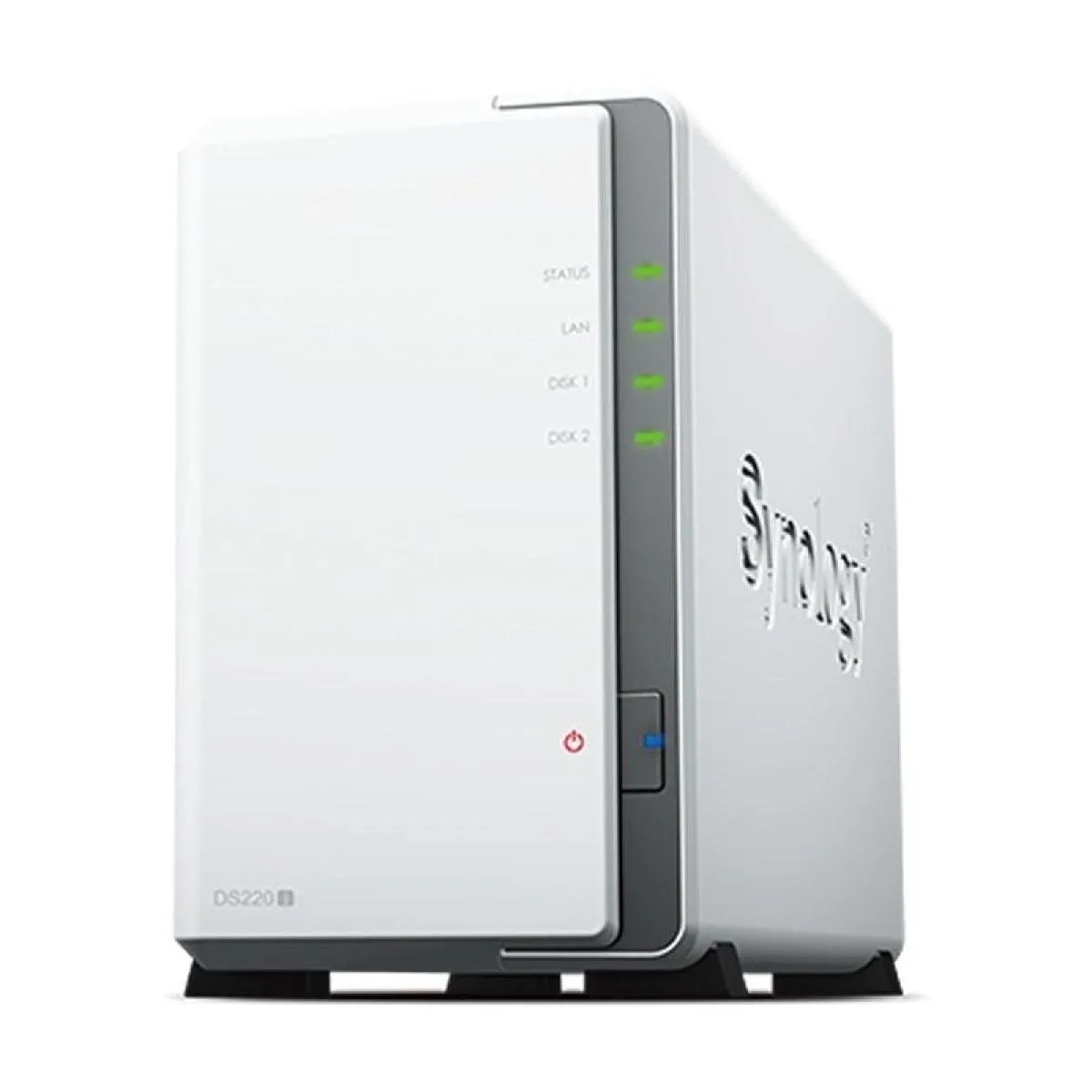 NAS Synology Diskstation DS220J/ 2 Baies 3.5"- 2.5"/ 512 Mo DDR4/ Format Tour