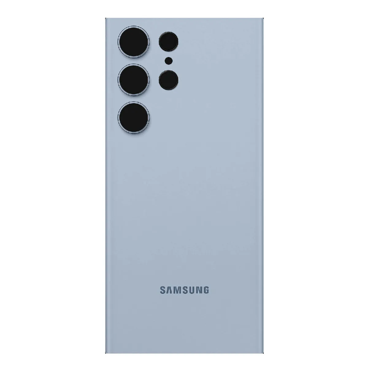 Vitre Arrière pour Samsung S23 Ultra avec Lentille Caméra Original Bleu Ciel