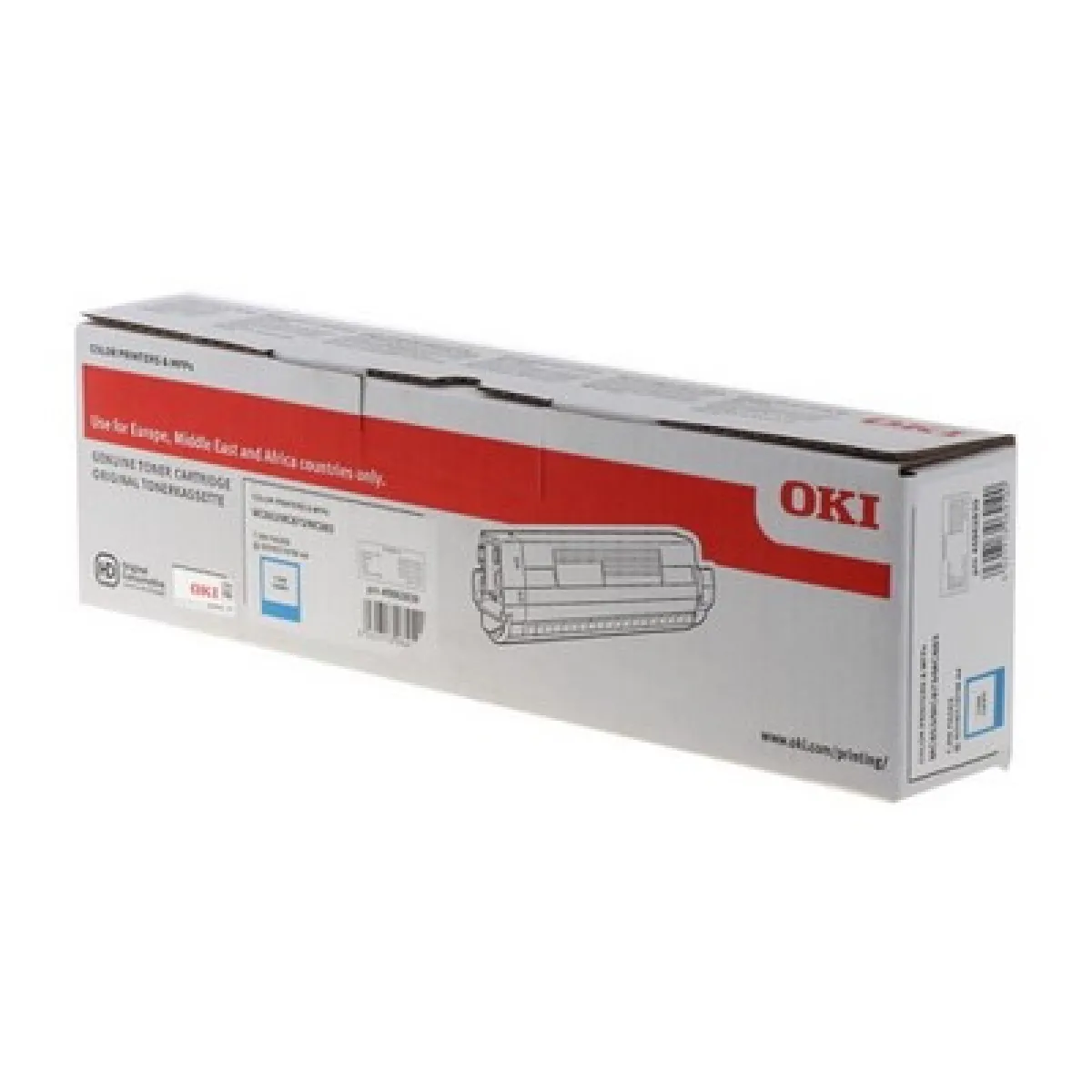 Oki MC853 Toner Cyan 45862839