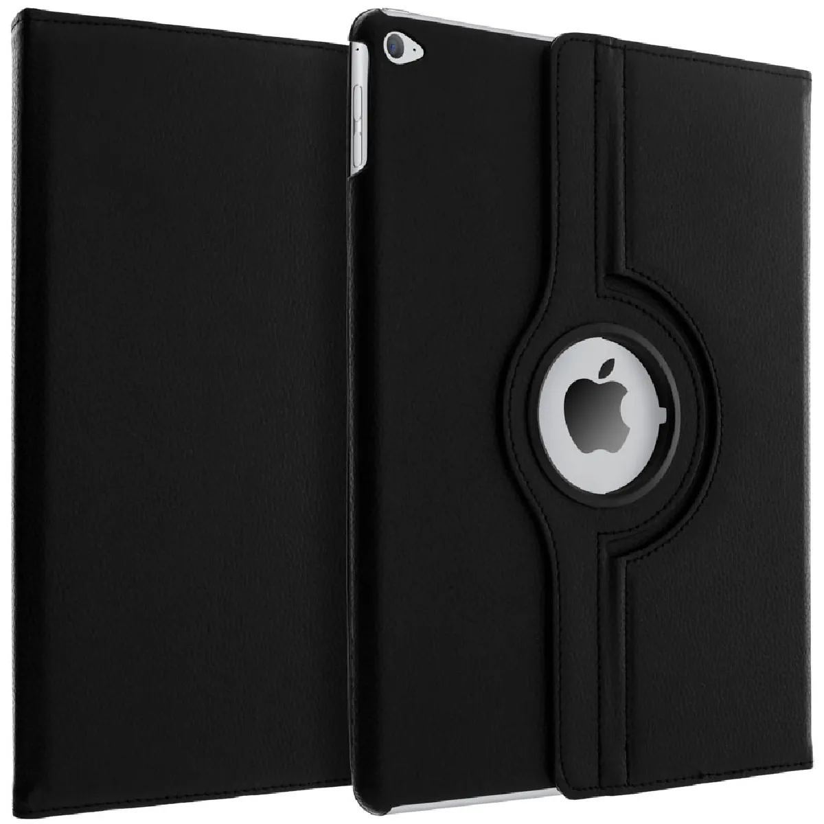 Etui iPad Air 2/Pro 9.7 Housse folio Rotative 360° Fonction Stand Antichocs Noir