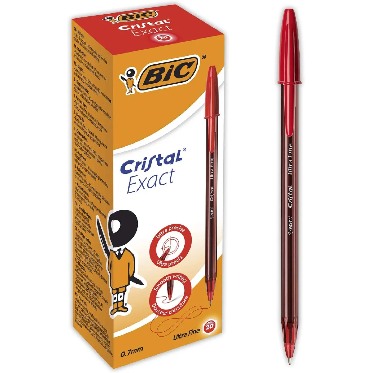 BIC Cristal Exact Stylos à pointe fine