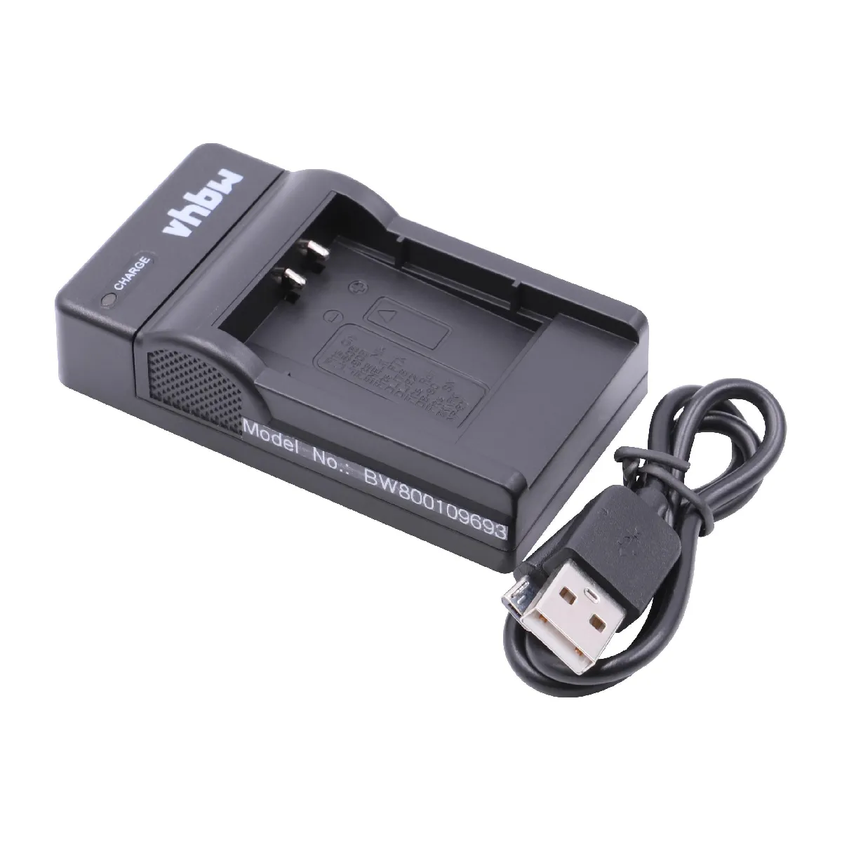 vhbw chargeur USB câble pour caméra Sony Cybershot DSC-S750, DSC-S780, DSC-S950, DSC-W180, DSC-W190, DSC-W370.