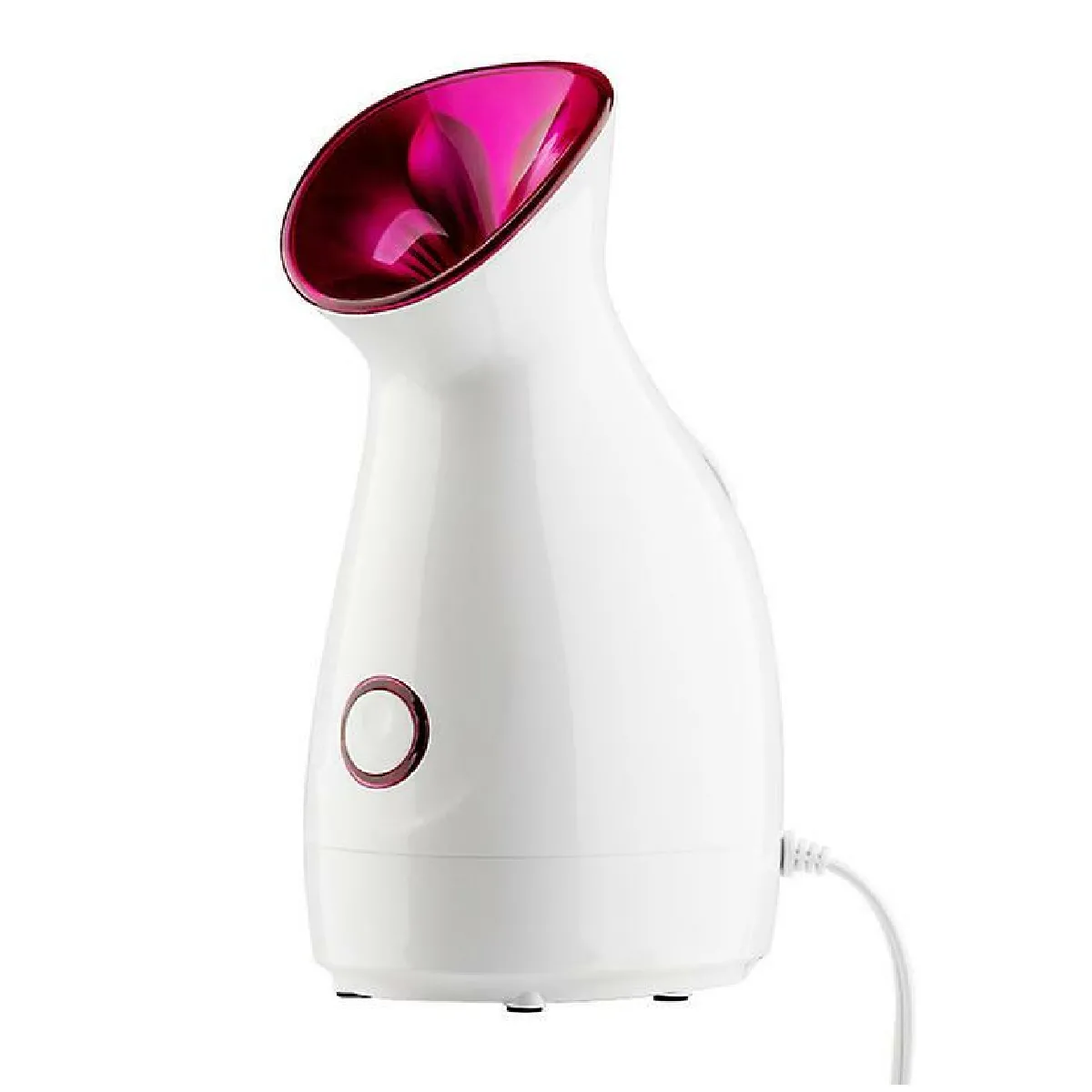 Vapeur Visage Vaporisateur Sauna Spa Facial Chaude Nano Ionique Visage Steamer Humidificateur Appareil Outils Nettoyage Pores,Blanc