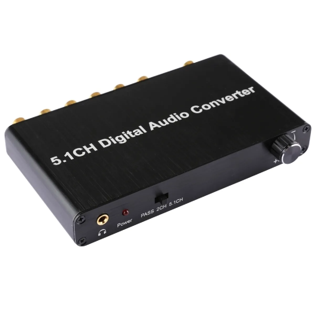 Adaptateur pour le théâtre à la maison / PS4 Playstation 4 / PS3 3 / XBOX360, contrôle de volume de support, AC-3, DTS Convertisseur de décodeur audio numérique de 5.1CH avec coaxial optique de SPDIF