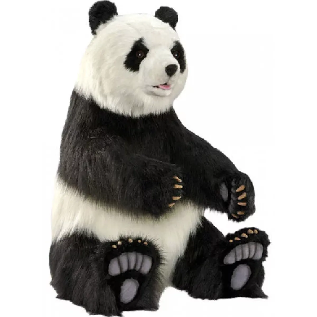 Hansa Peluche Geante Panda Assis 105 cm H 52cm l et 92 cm L