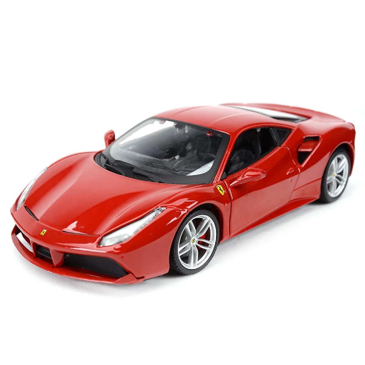 1: 24 Ferrari 488 GTB Coupe Moulage électrostatique Véhicule Collection Modèle Voiture Jouet - Moulage sous pression(Rouge)