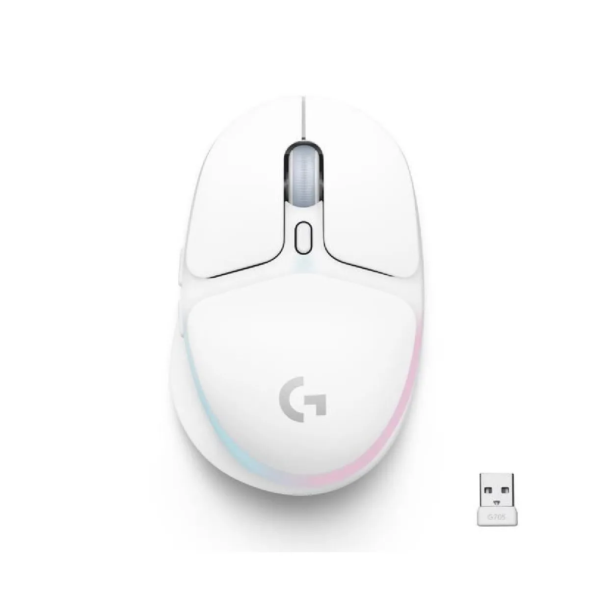 logitech-g-souris-gaming-sans-fil-g705-eclairage-rvb-lightsync-bluetooth-legere-white-mist-rue-du-commerce-39136043939