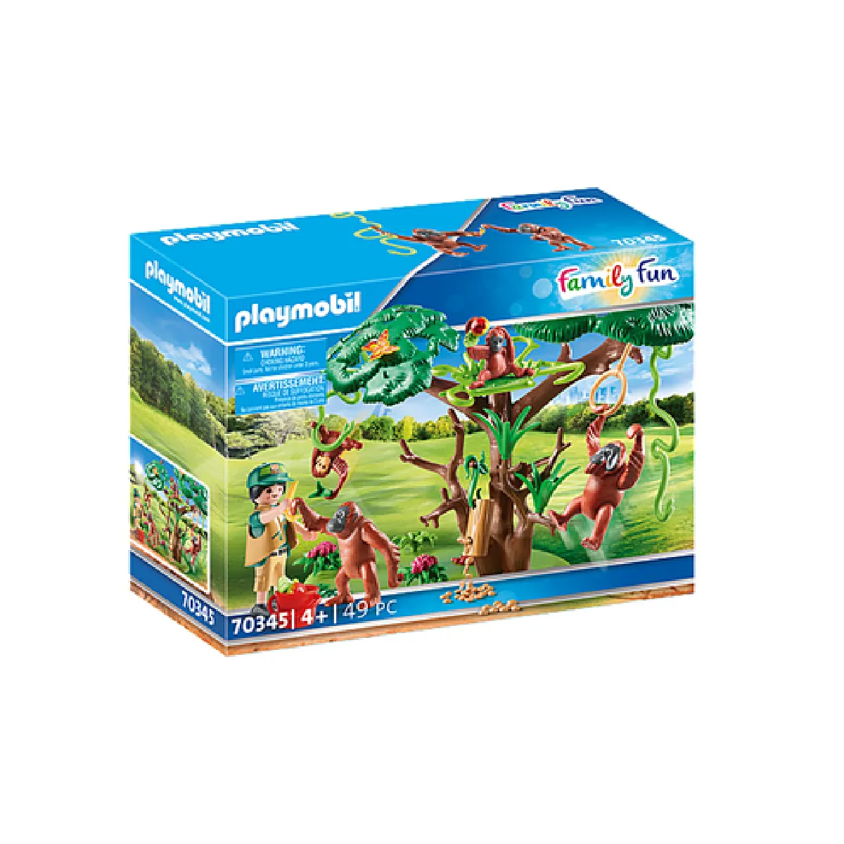 70345 Orangs outans avec grand arbre, Playmobil Family Fun