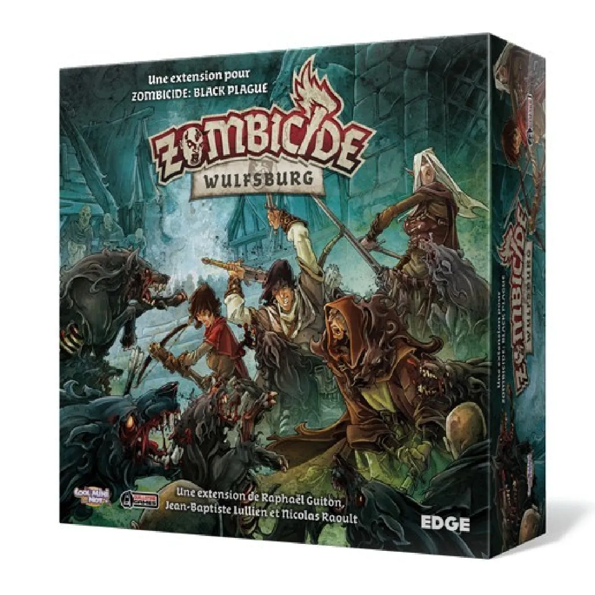 Jeux de société - Zombicide Black Plague Vf : Extension Wulfsburg