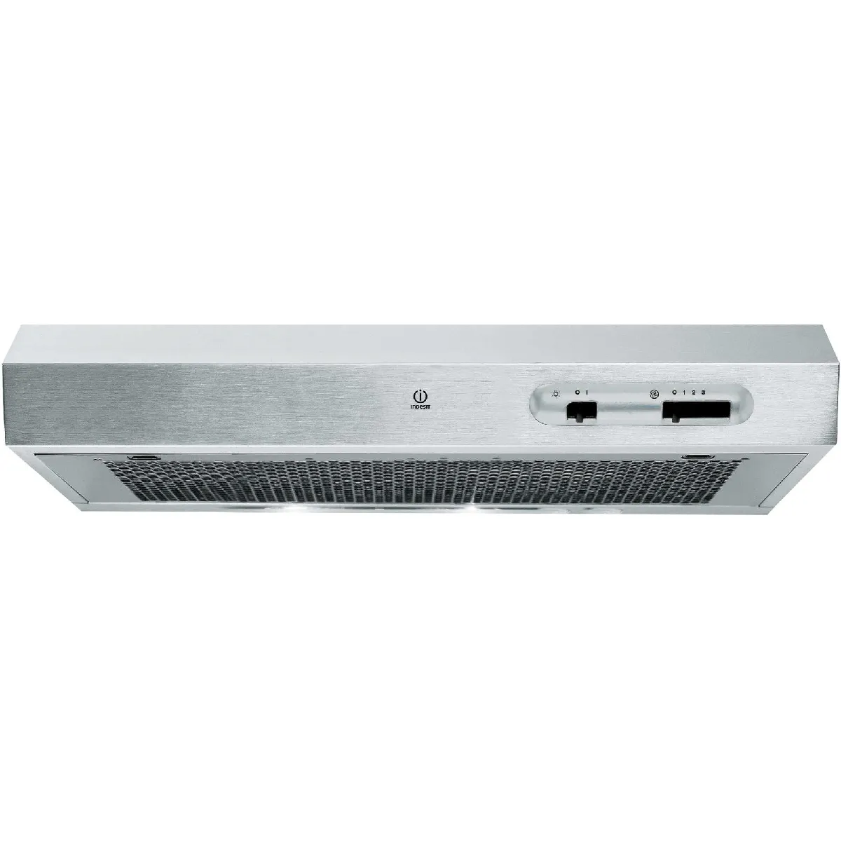 Hotte visière 60cm 260m3/h inox - islk65h2g - INDESIT