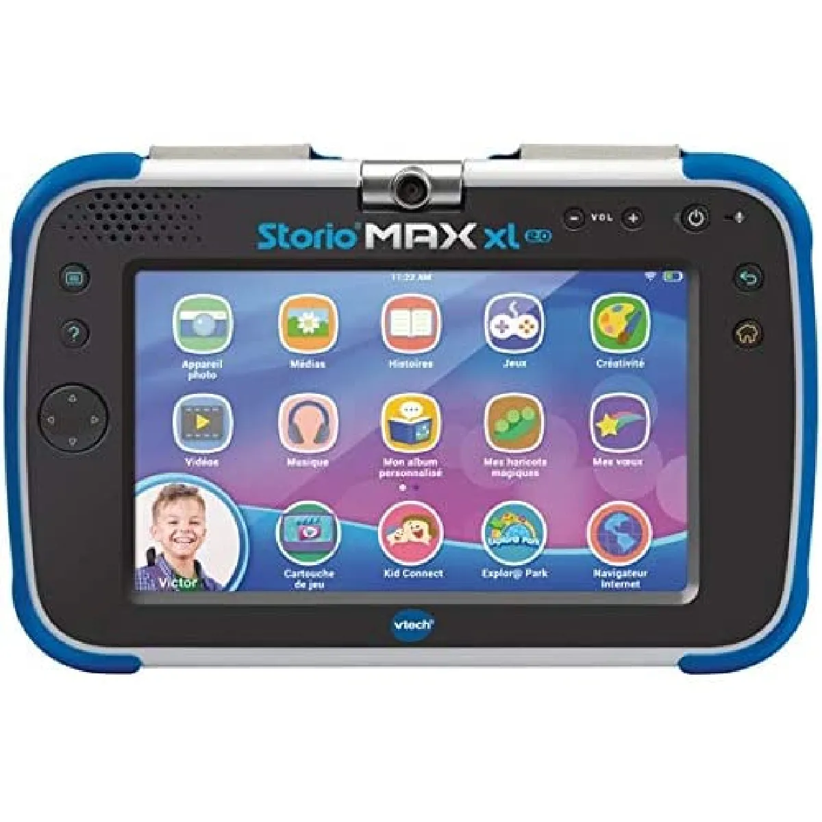 tablette éducative de 7 pouces pour Enfant Storio Max XL 2 bleu gris