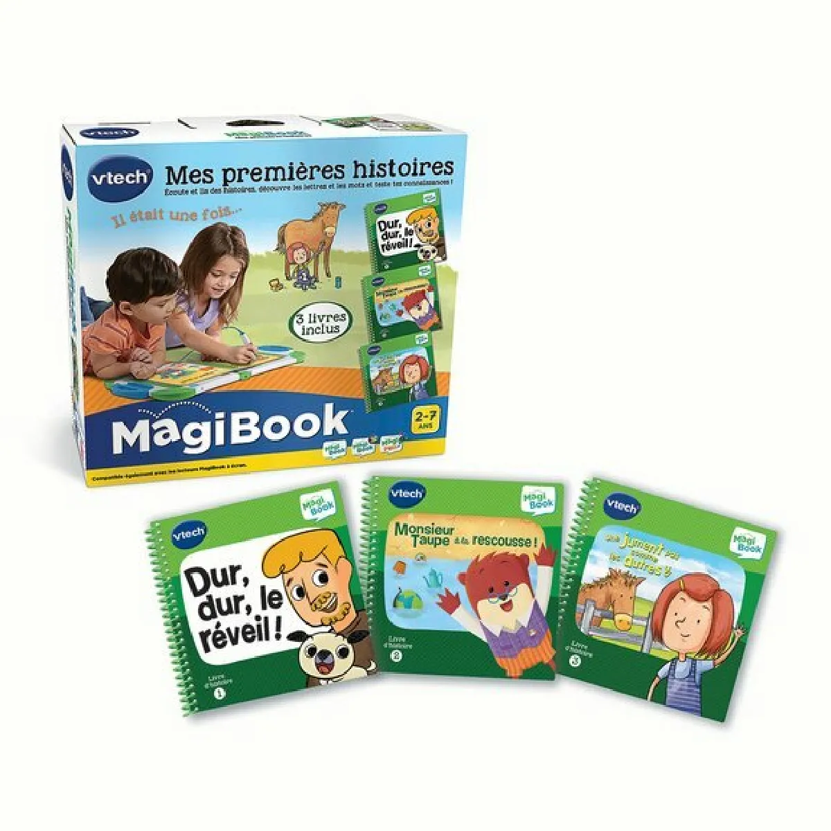 MagiBook - Pack de 3 livres d'histoires