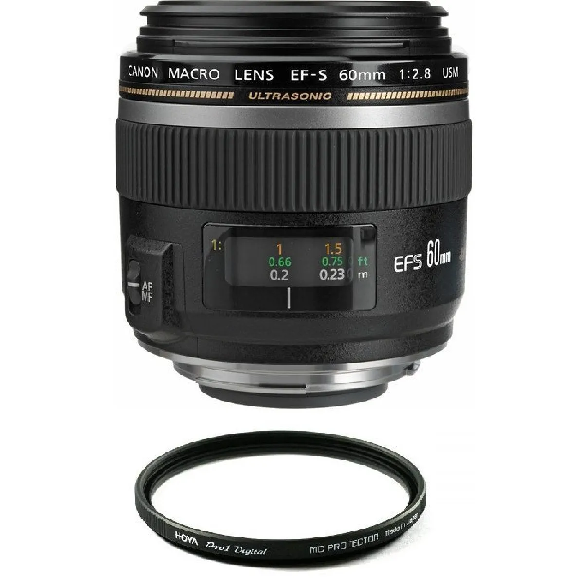 CANON EF-S 60mm F2.8 Macro USM + HOYA 52mm PRO 1D Protector