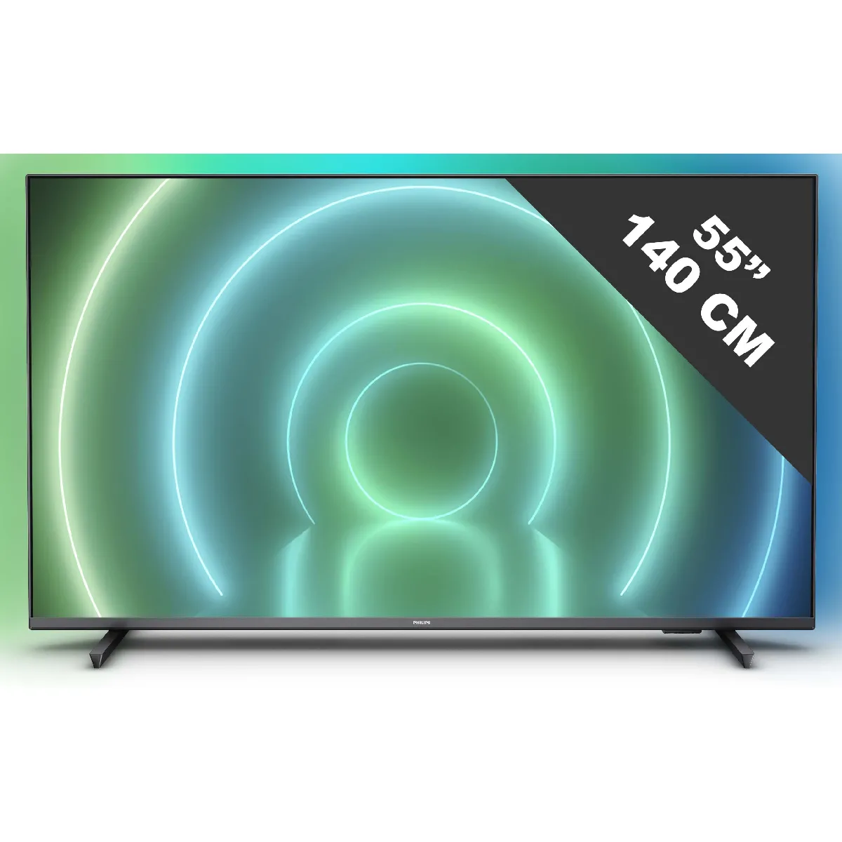 PHILIPS 55PUS7906 TV LED UHD 4K - 55 (139cm) - Ambilight 3 côtés - Dolby Vision - son Dolby Atmos - Android TV Compatible HDMI 2.1