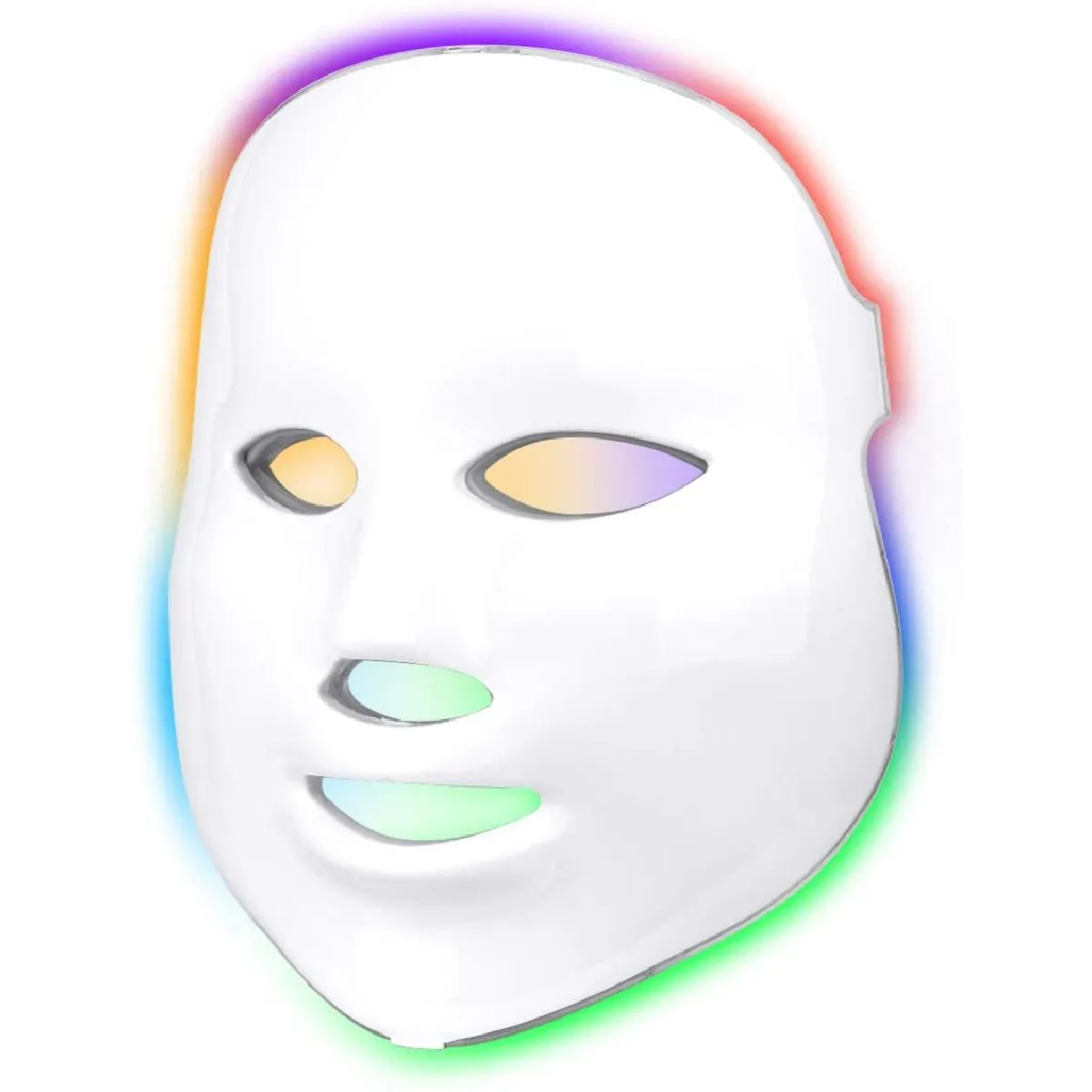 7 couleurs LED masque de luminothérapie, usage domestique machine de rajeunissement de la peau anti-âge quotidien soins de la peau masque salon dispositif d'utilisation