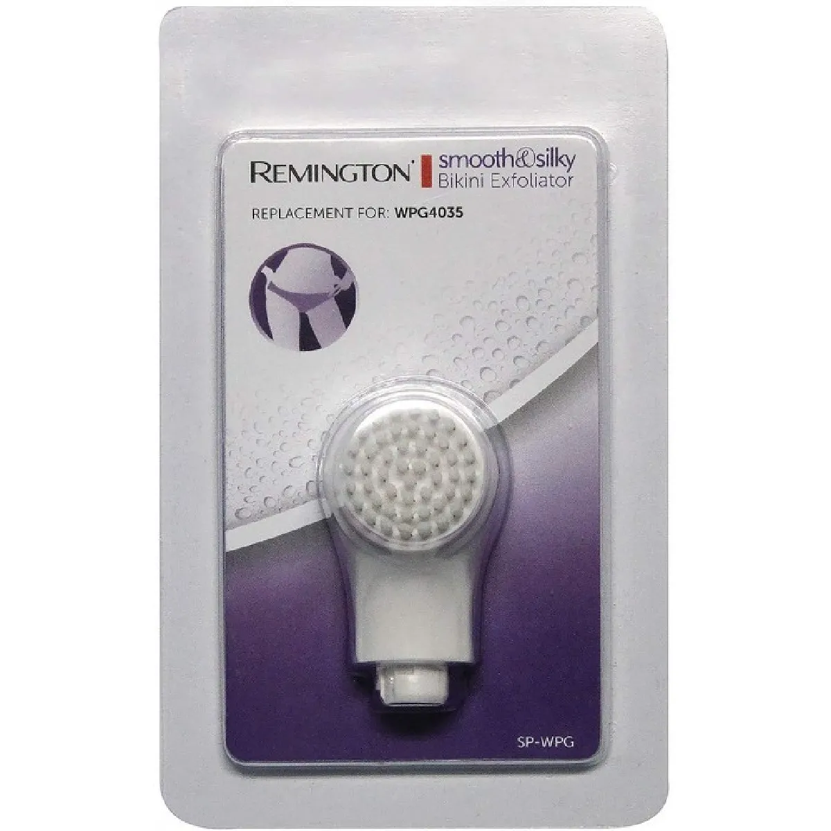 Brosse exfoliante pour rasoir électrique smooth & silky wpg4035 remington