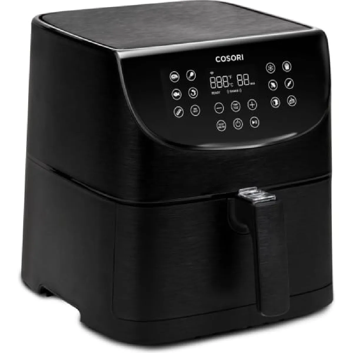 CS158-AF Friteuse 5.5L 1700W 240V 65dB Plastique Air Fryer Avec 11 Programmes Noir