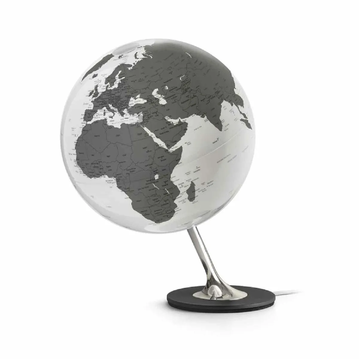 Globe terrestre lumineux Anglo Ø 25 cm - Charbon