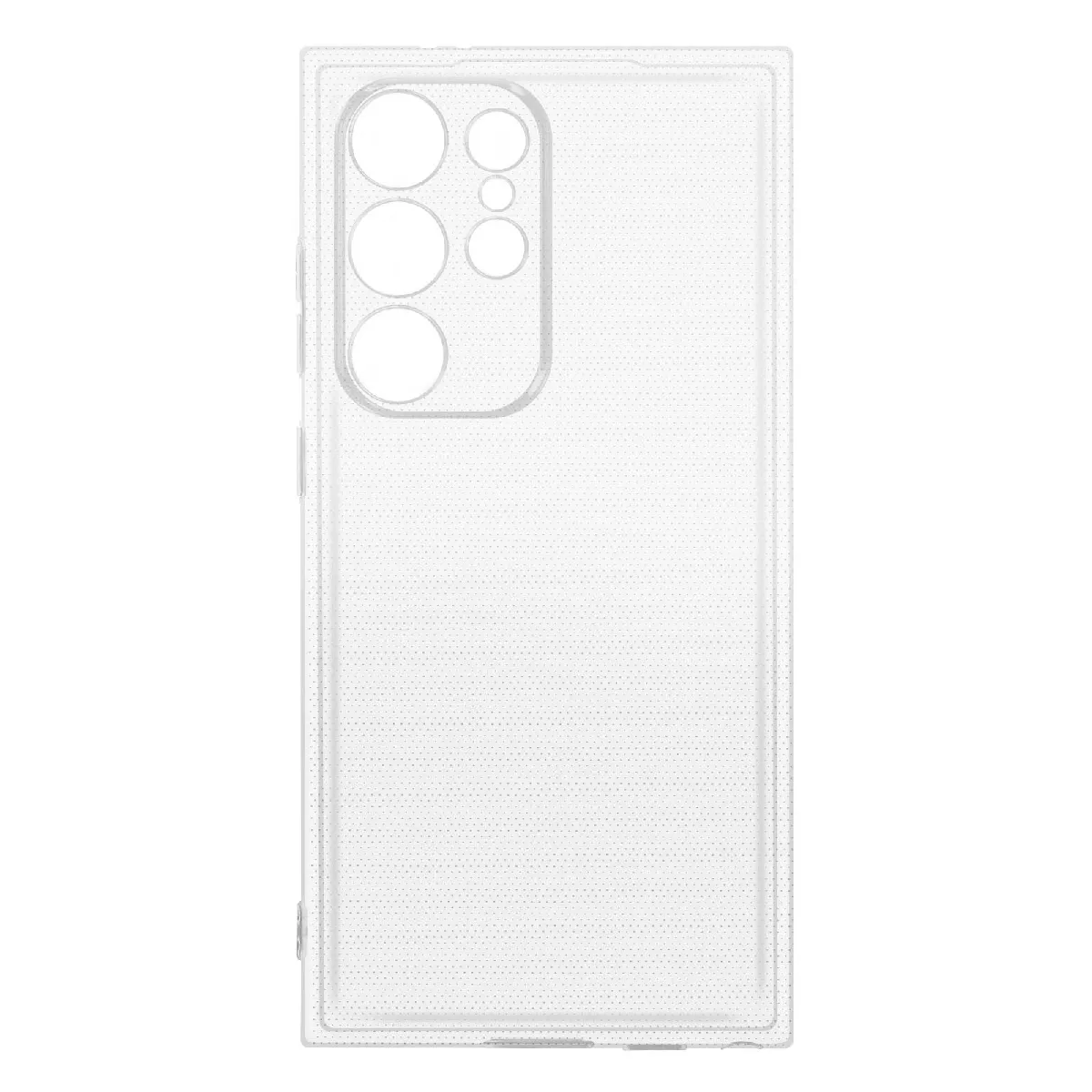 Avizar Coque pour Samsung Galaxy S24 Ultra Silicone souple Fin 2mm Transparent