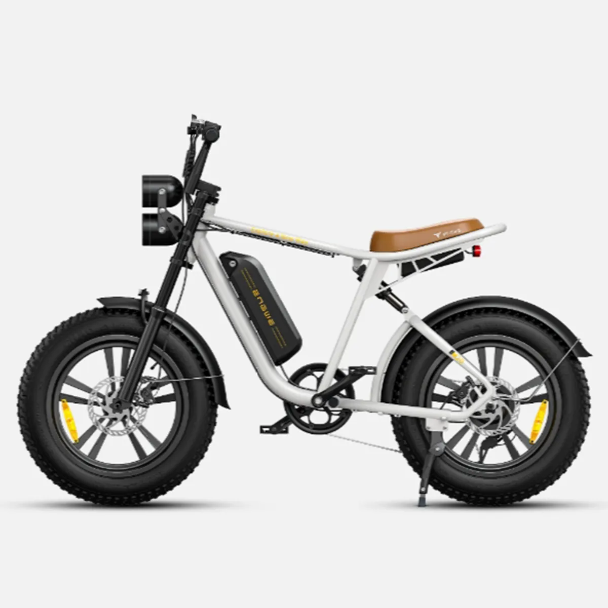 Engwe M20 Vélo électrique pour Adultes 750 W 48V 13Ah Fat Ebike tout suspendu - Blanc