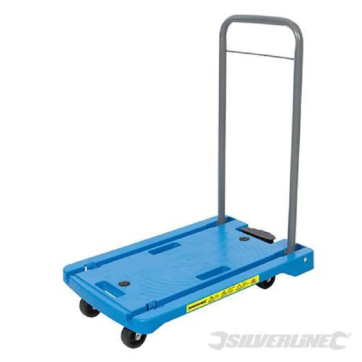 Chariot plateforme en polypropylène 100 Kg SILVERLINE 950179