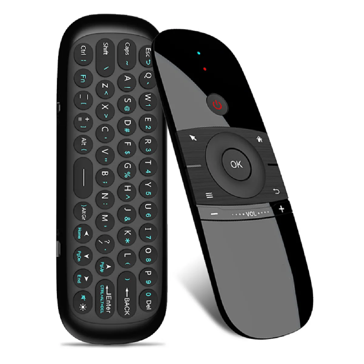 Universal TV Remote Air Mouse, clavier sans fil Fly Mouse Connection Air Remote Keyboard Mouse pour Android TV Box/PC/Smart TV/projecteur/HTPC/All-in-one PC/TV