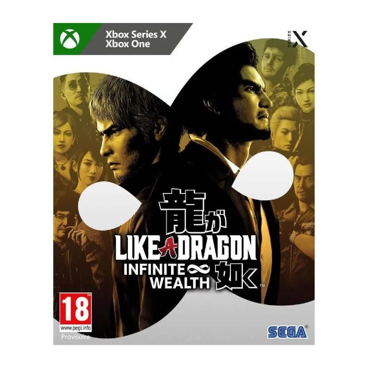 Like A Dragon Infinite Wealth - Jeu Xbox Series X et Xbox One